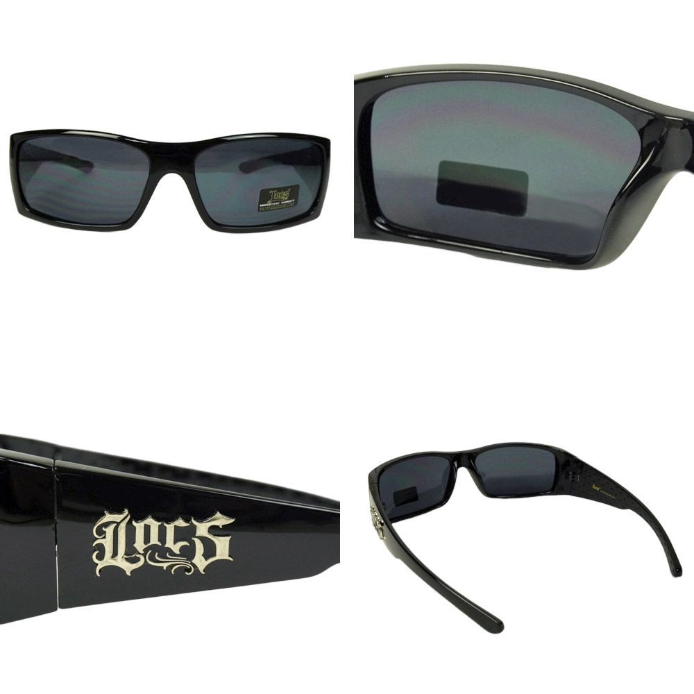 LOCS サングラス ロークス 新品 ローク チカーノ 黒 金 8LOC91225