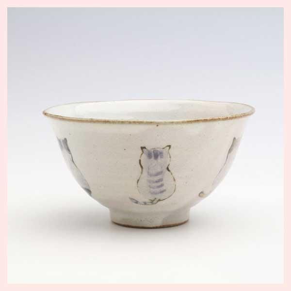 未使用】②野村晃子 ゆずりは工房 フラワープレート ねこの箸置き 2点