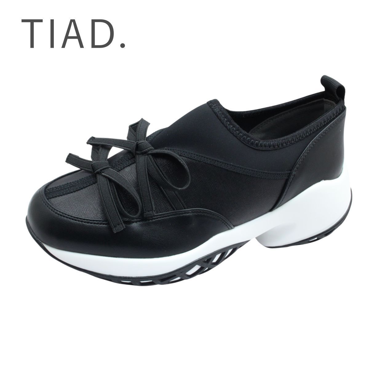 TIAD. ティアッド 4004 レディース プラットフォーム スニーカー 防水
