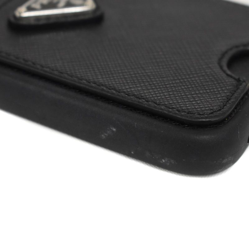 プラダ PRADA iPhone15PRO ケース サフィアーノ 三角ロゴ