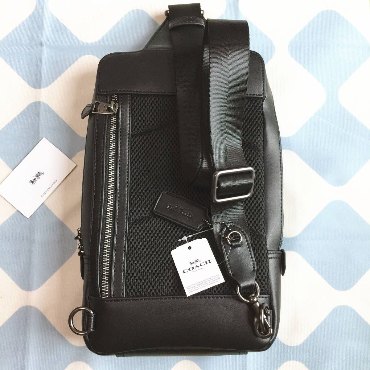 ☆新品☆コーチ/COACH バッグ C5332 チャコール×ブラック ボディー  