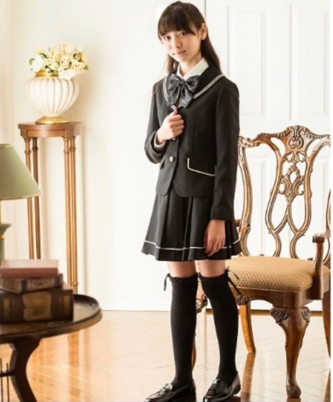 Michelle Alfred 150 フォーマル セーラーカラー 3点セット 新品☆Michelle Alfred セーラーカラースーツセット H0830