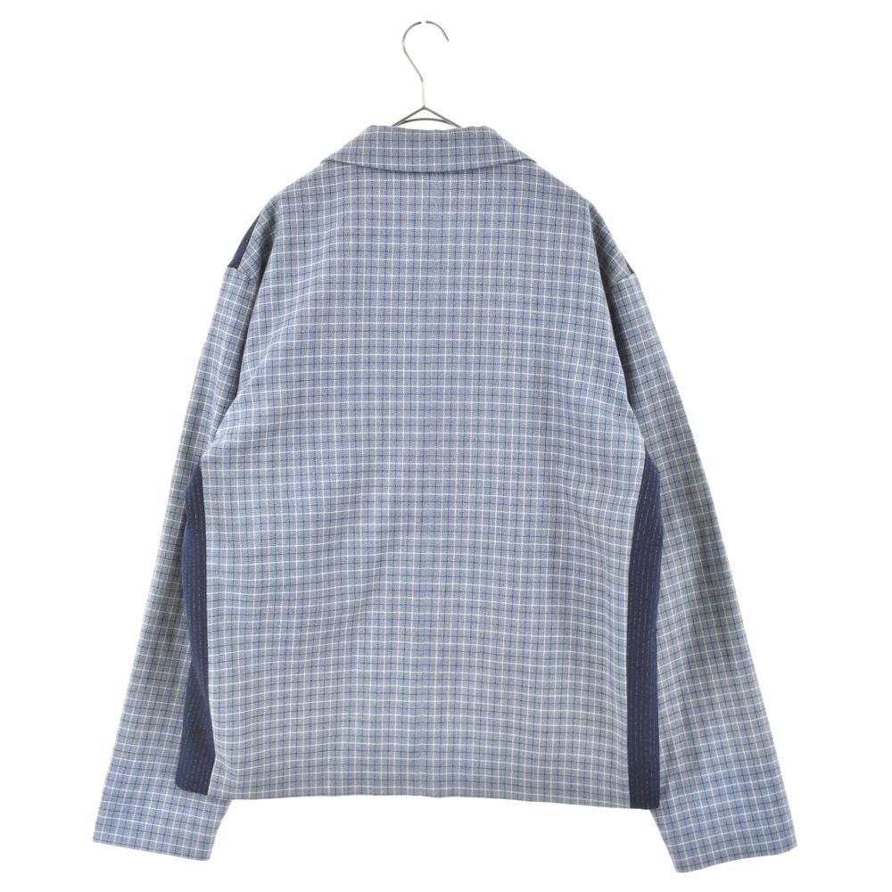 MARNI チェック テーラードジャケット サイズ48 Marniのグレー チェック テーラードジャケットがセール中