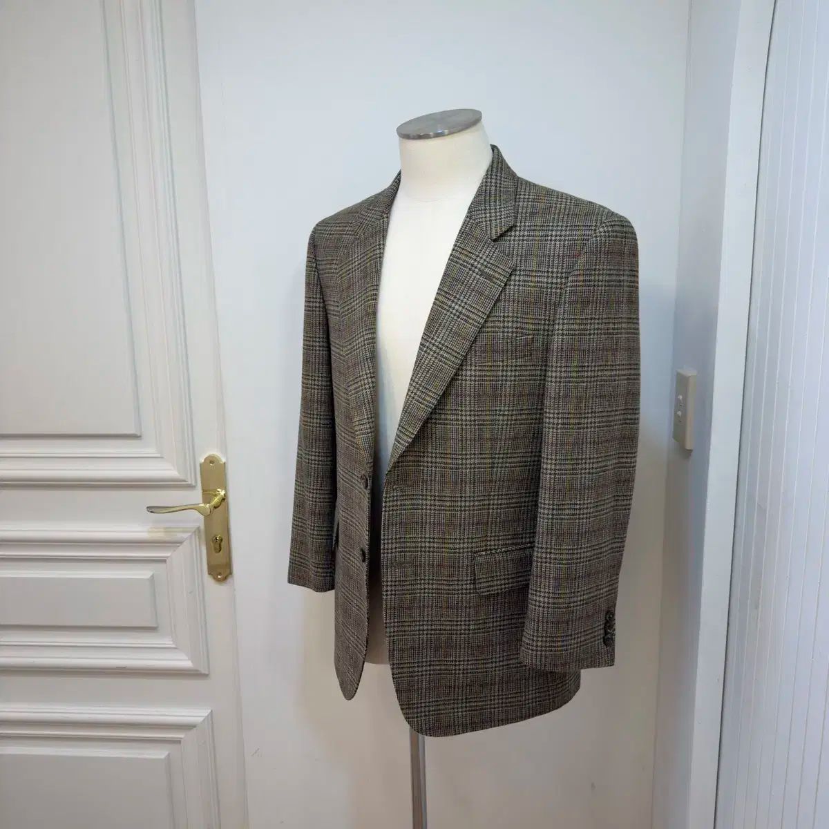 DAKS ウール ツイード チェック ジャケット