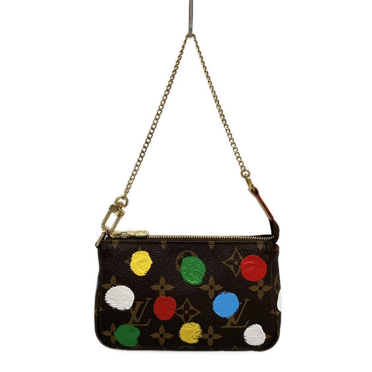 LOUIS VUITTON ルイヴィトン ハンドバッグ ルイ ヴィトン×草間彌生 LV×YKミニポシェットアクセソワール M81866 モノグラム×マルチ