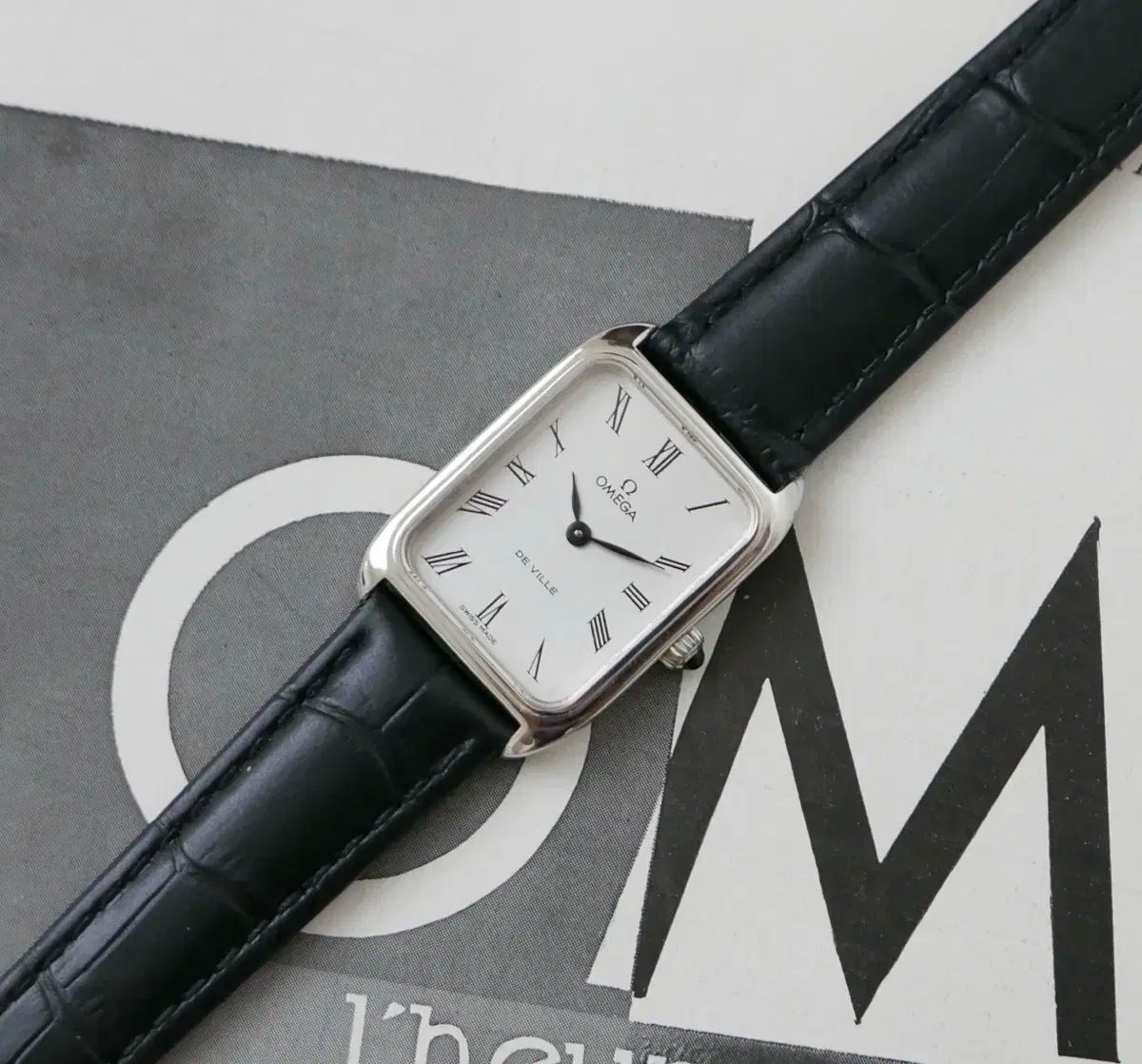 OMEGA オメガ ヴィンテージ デ ヴィル タンク ローマ 手巻き 時計 ユニセックス