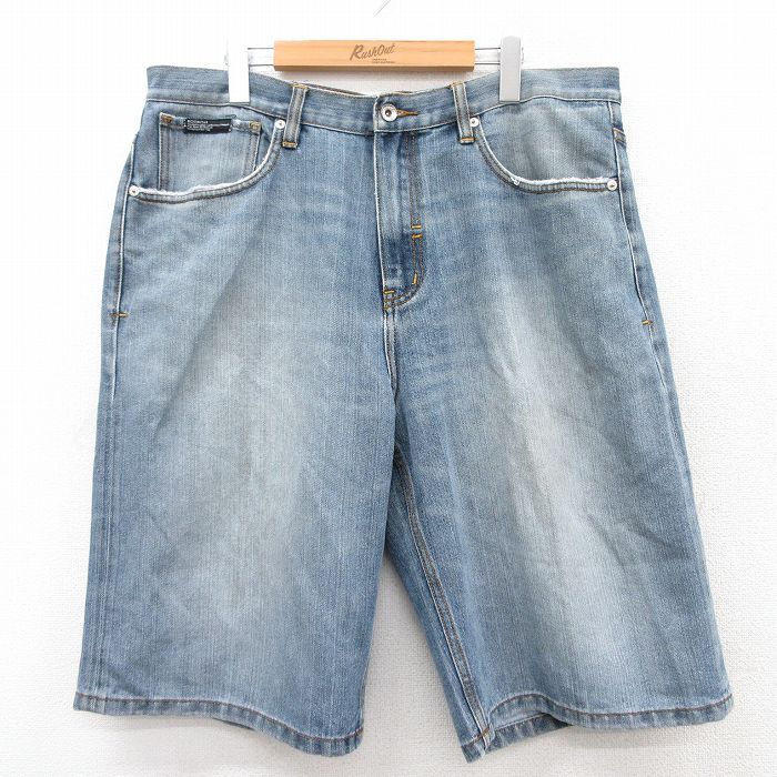 Rocawear デニム　ハーフパンツ　ショーツ　濃紺　W38 bboy 90s Rocawear デニム ハーフパンツ ショーツ 濃紺 W38 bboy 90s
