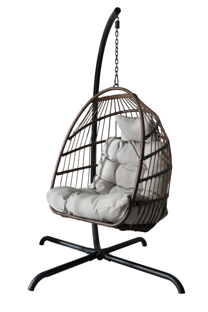 4営業日で発送 リビングアウト Living Out ハンキングチェア COCOON ブラウン TAN-275 BR