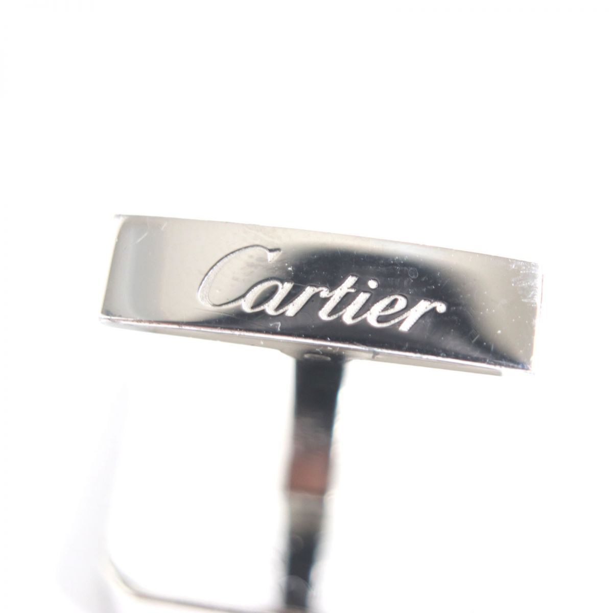 アクセサリー F3 カルティエ Cartier カフス シルバー×ラインストーン アクセサリー（他