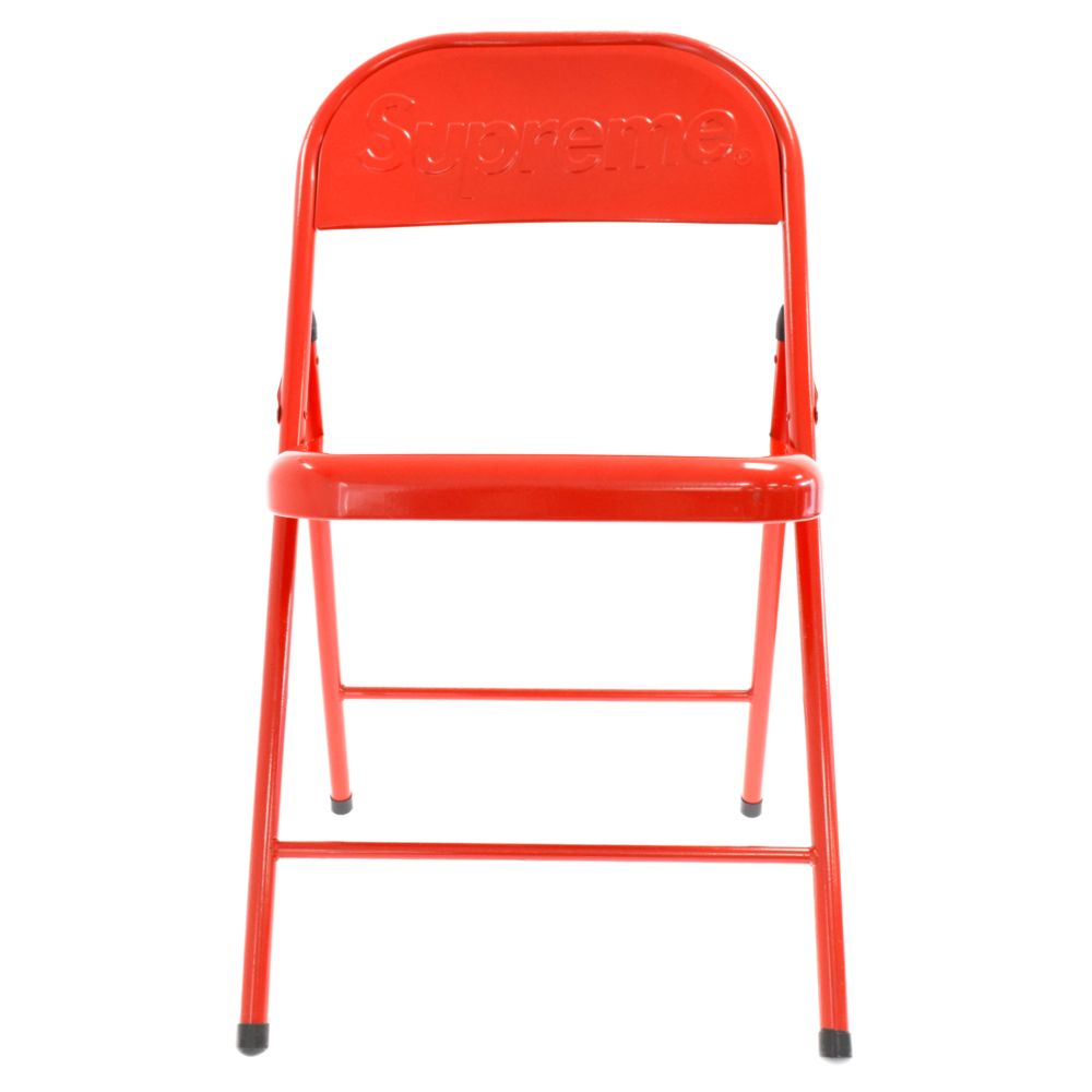 SUPREME (シュプリーム) 20AW Metal Folding Chair メタルフォールディングチェアー パイプ椅子 レッド