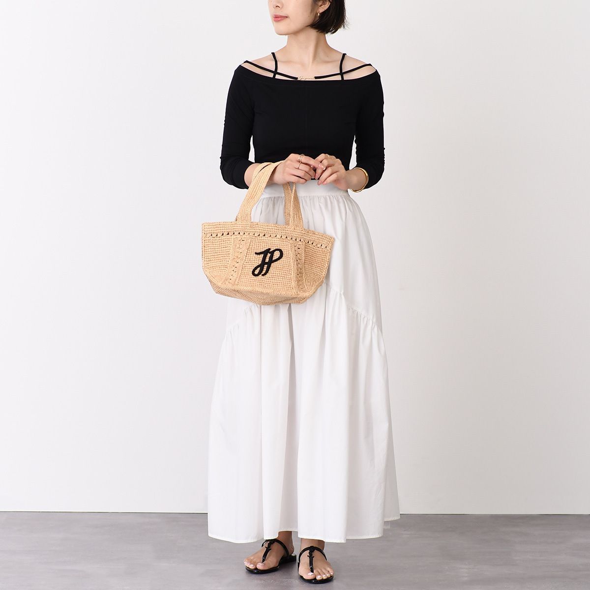 新品未使用品！PATOU　かごバッグ　ラフィア ベージュ 楽天市場】Patou パトゥ Small Patou Rafia Tote Bag かごバッグ