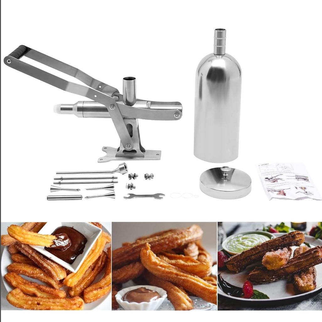  手動クリーム充填機 5 L ドーナツ充填機 業務用 家庭用 ラテンフルーツ パン芯クリーム充填機 304ステンレス製 パフ充填用 チュロス チョコレート ジャム充填機 シュークリーム注入具マシン 食品工場 レストラン ベーカリー用 クリーム充填機 製菓用デコレーション 製菓 製パン用品