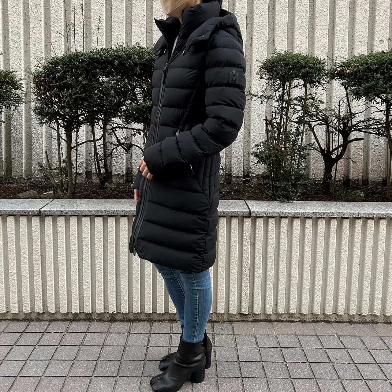 Mackage - MACKAGE マッカージュ FARREN ストレッチダウン お洒落 BLACK ブラック ロゴ Mackage マッカージュ ダウンジャケット ファレン FARREN BLACK