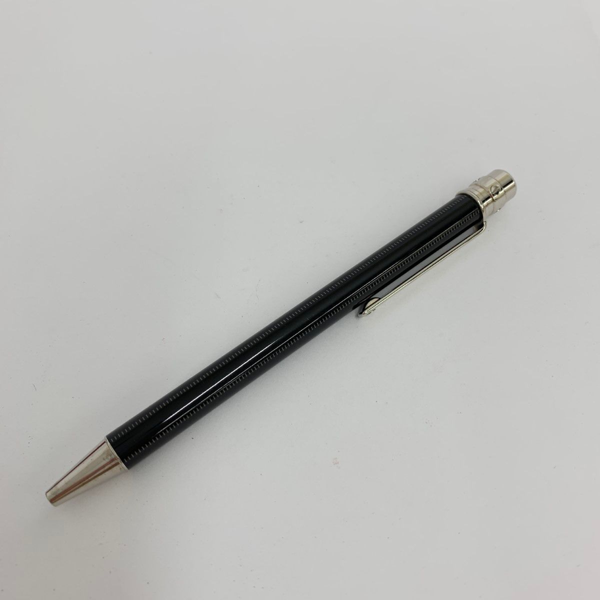 Cartier カルティエ ボールペン ブラック/シルバーカラー サントス
