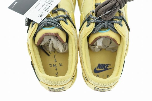 ナイキ NIKE ×TRAVIS SCOTT トラヴィス スコット AIR MAX 1 CACT.US GOLD エア マックス カクタス DO9392 -700 26.5 ゴールド ブランド古着ベクトル 中古 ☆AA☆△□ 240429 - メルカリ