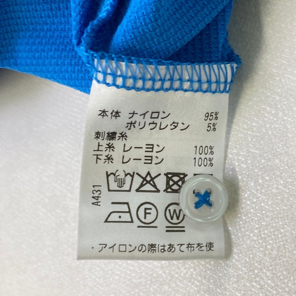 サイズ：50 MOCO モコ 21-2231442 半袖ポロシャツ ブルー系