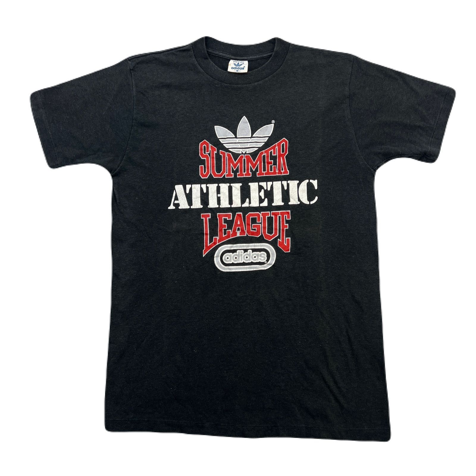 adidas Tシャツ メンズ M 【 80s アメリカ製 希少 ビンテージ 