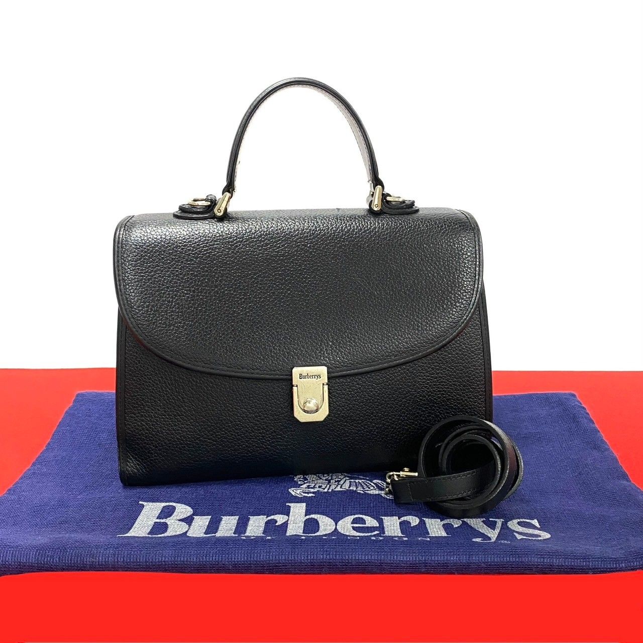 極 美品 Burberrys バーバリーズ ヴィンテージ ロゴ 金具 ノバチェック 