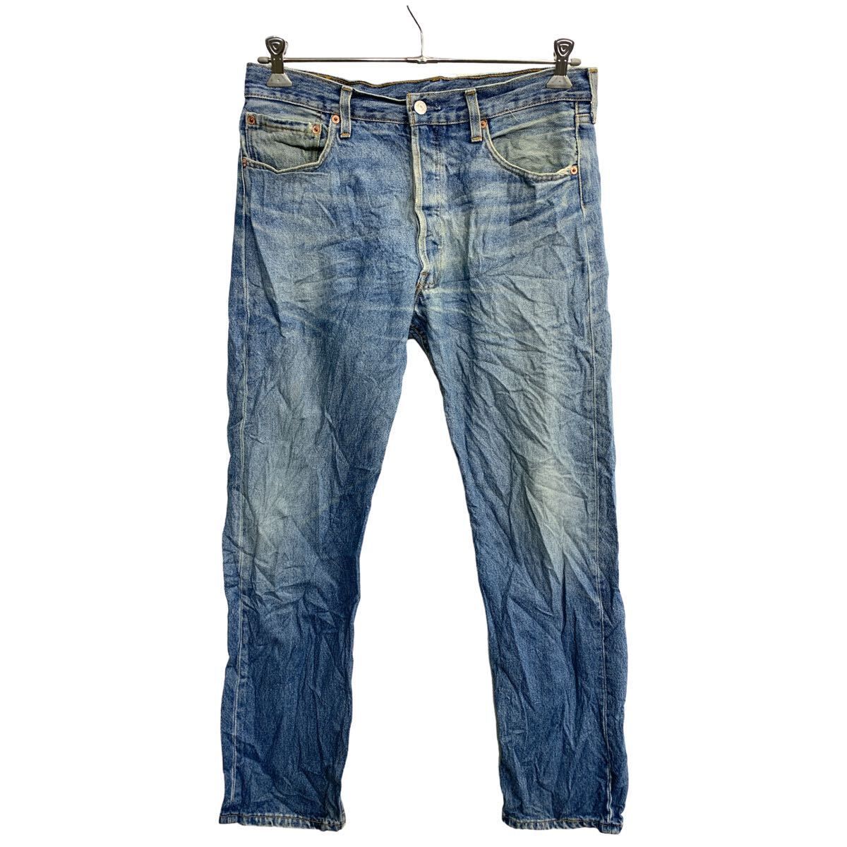 Levi´s 501 デニムパンツ W34 リーバイス ボタンフライ ブルー コットン 古着卸 アメリカ仕入 2403-334