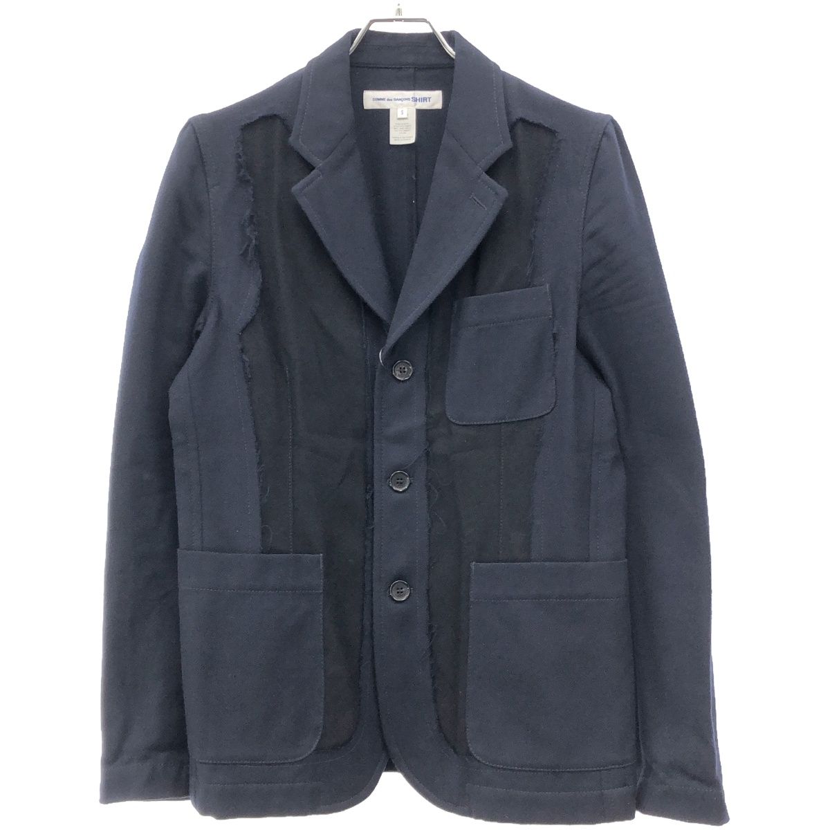 COMME des GARÇONS テーラードジャケット S COMME des GARCONS SHIRT コムデギャルソンシャツ 18AW カット