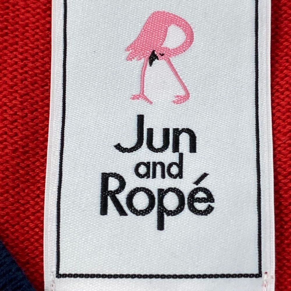 サイズ：M JUN&ROPE ジュン アンド ロペ Vネック ニットベスト