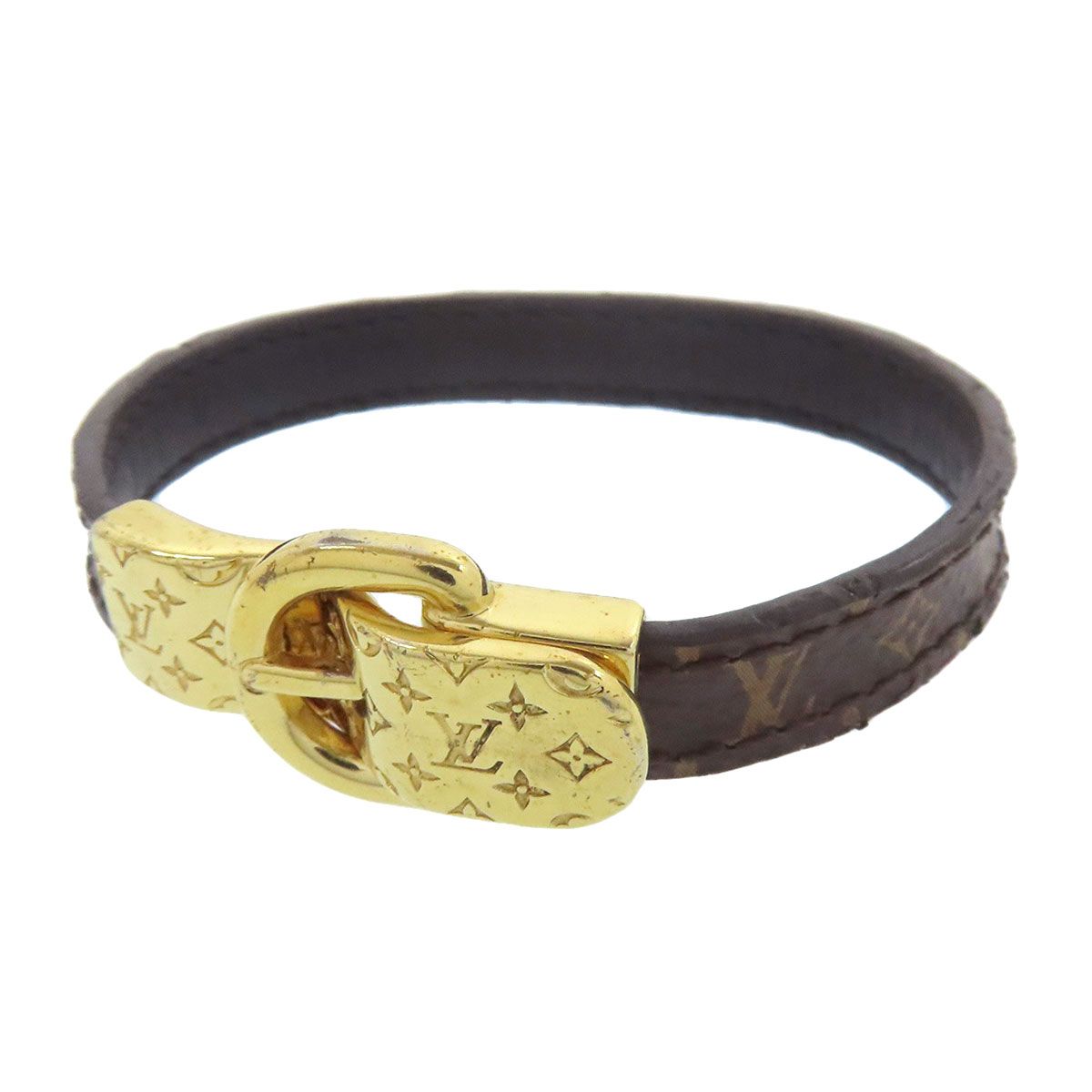 LOUIS VUITTON ルイヴィトン M6170F ブラスレ ファッスン ユア LV ブレスレット モノグラムキャンバス 金属製 レディース