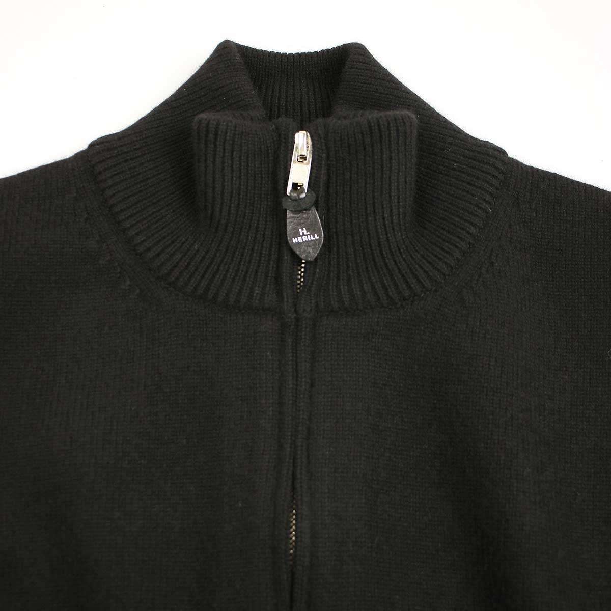 23AW HERILL ヘリル　ゴールデンキャッシュカシミヤ　ブラック　ニット 23AW HERILL ヘリルゴールデンキャッシュカシミヤブラックニット