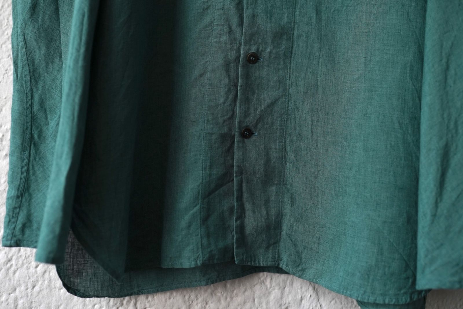 24SS 麻ちぢみリネンシャツジャケット / JURGEN LEHL(ヨーガンレール