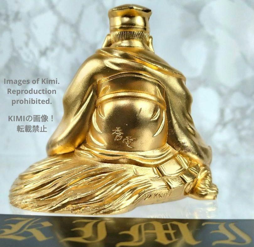 開運七福神 寿老人 真鍮製 (高さ18.5 cm×巾23cm)仏像 置物 銅器（じゅ
