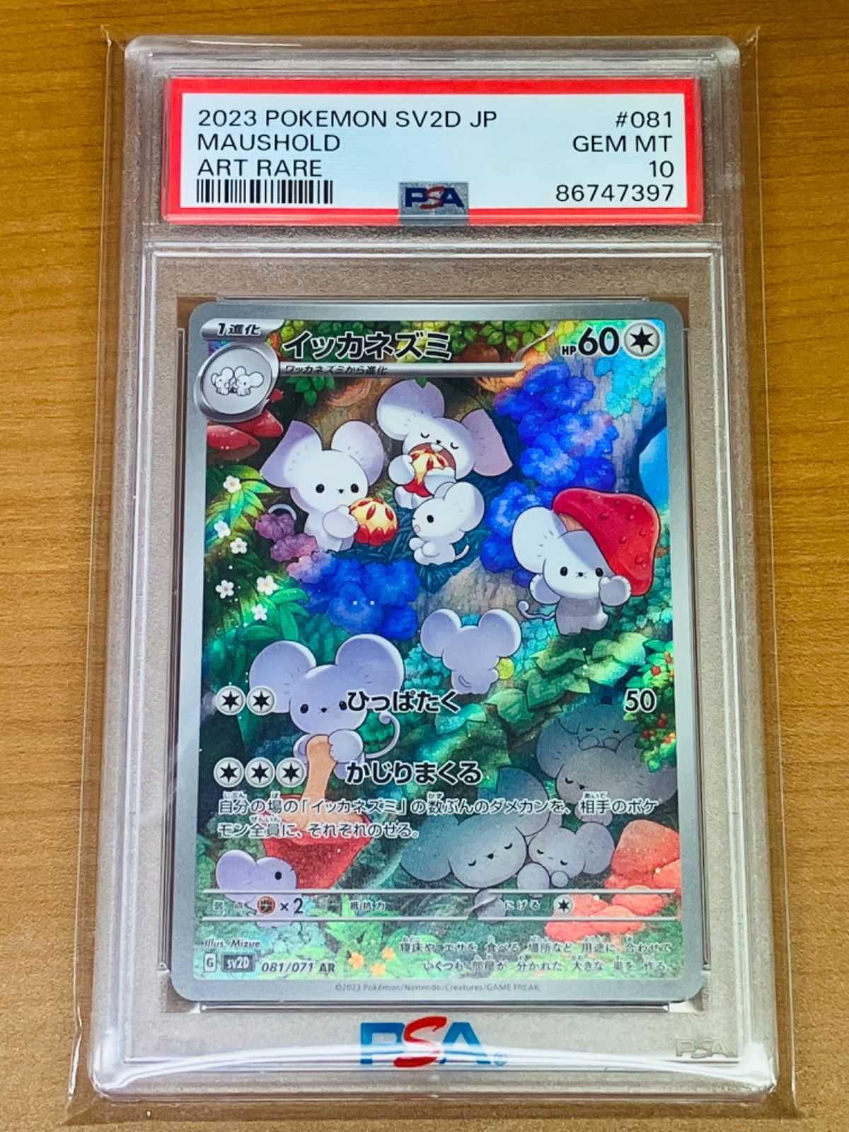 イッカネズミ　PSA10 sv2D 081/071 PSA10)イッカネズミ AR SV2D 081/071