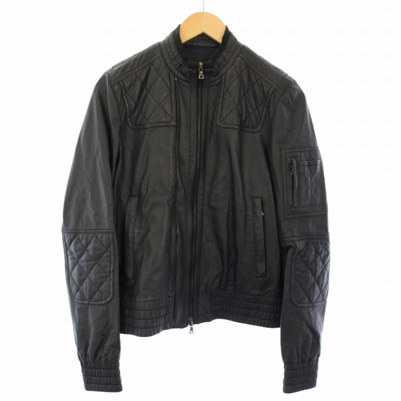 ニールバレット Neil Barrett ラムレザージャケット シングル ブルゾン