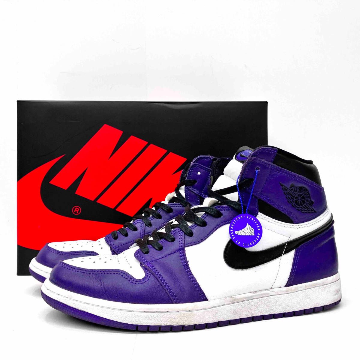 Nike Air Jordan 1 Retro High OG Court Purple White/Black 2020 ナイキ エアジョーダン1  レトロ ハイ コートパープル 555088-500 28.5cm - メルカリ