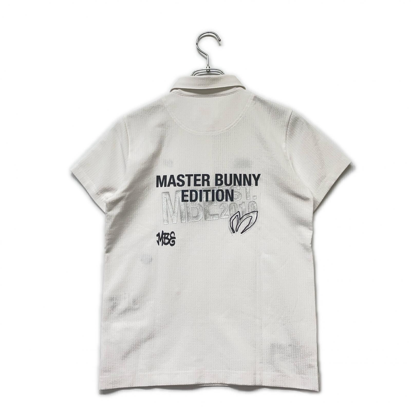 【超歓迎された！】 レディース マスターバニーエディション MASTER BUNNY EDITION 半袖ポロシャツ 0 S 白 ホワイト 2025年モデル