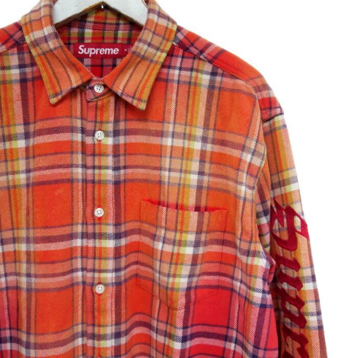Supreme 国内正規 25SS Old English Plaid Flannel Shirt オールド