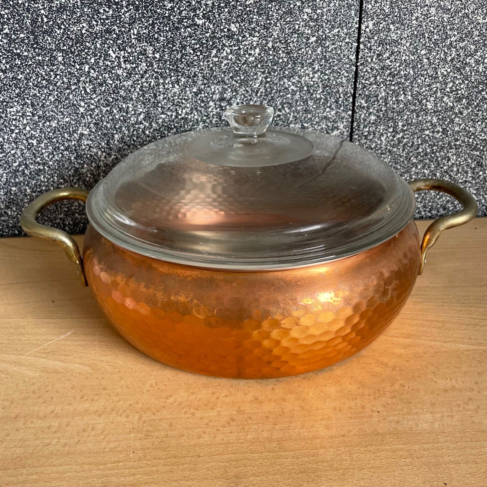 【期間限定】 ♭ 銅鍋 銅 銅製 両手鍋 昭和レトロ調理器具 - メルカリ その他