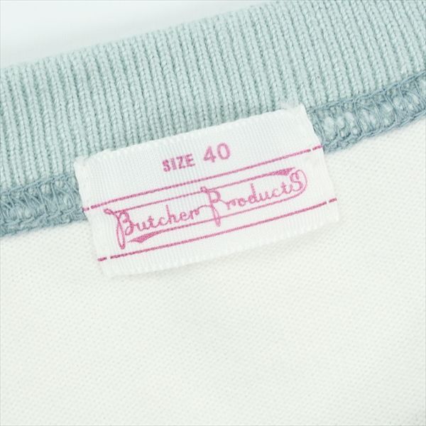 Size 40 At Last ＆ Co アットラスト|BUTCHER PRODUCTS ブッチャープロダクツ WIDE BORDER TEE L-S ロンT 白赤 品-良い 20826193 WWW_NOITHATQUANGTHANH_NET