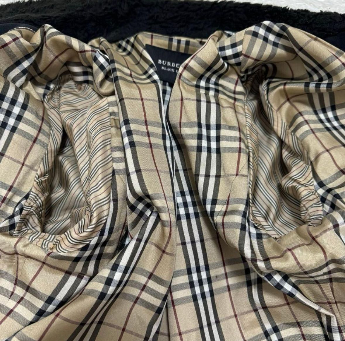 美品】バーバリーブラックレーベル レザージャケット シングル M 羊革