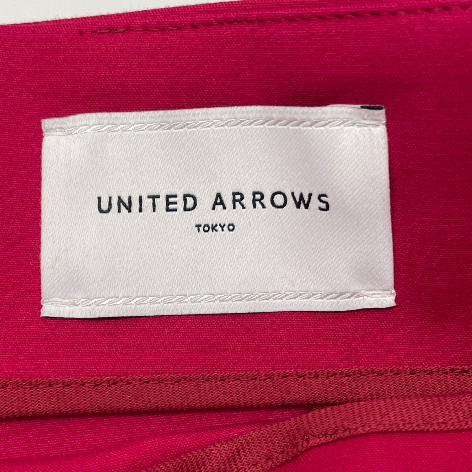 新品 未使用 タグ付き UNITED ARROWS ユナイテッドアローズ タイトスカート ロングスカート バックスリット ストレッチ シンプル 無地 ピンク サイズ38 レディース 春 ゴーゴー古着マルイ北千住店 22 No.有草275