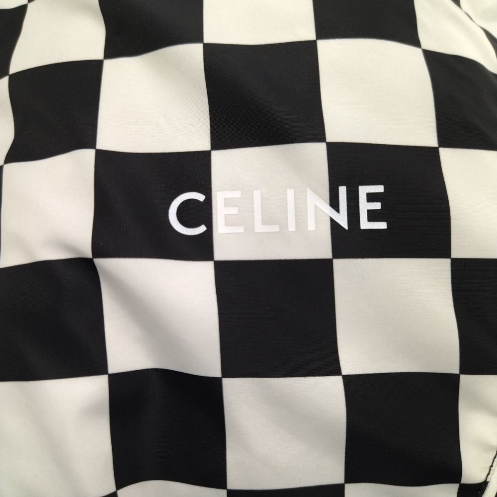 CELINE (セリーヌ) 21SS チェッカーフラッグ ナイロン ジャケット