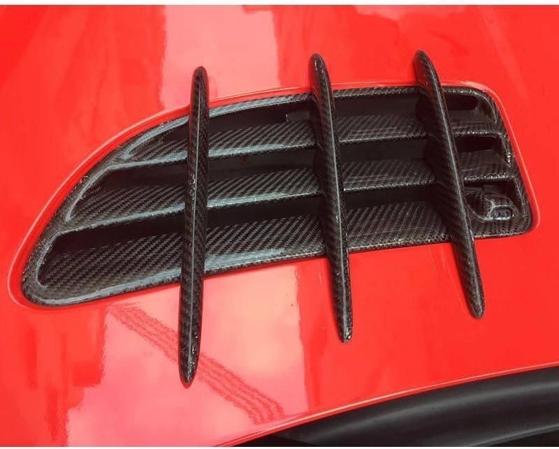 リアルカーボンファイバー ボンネットダミーダクト