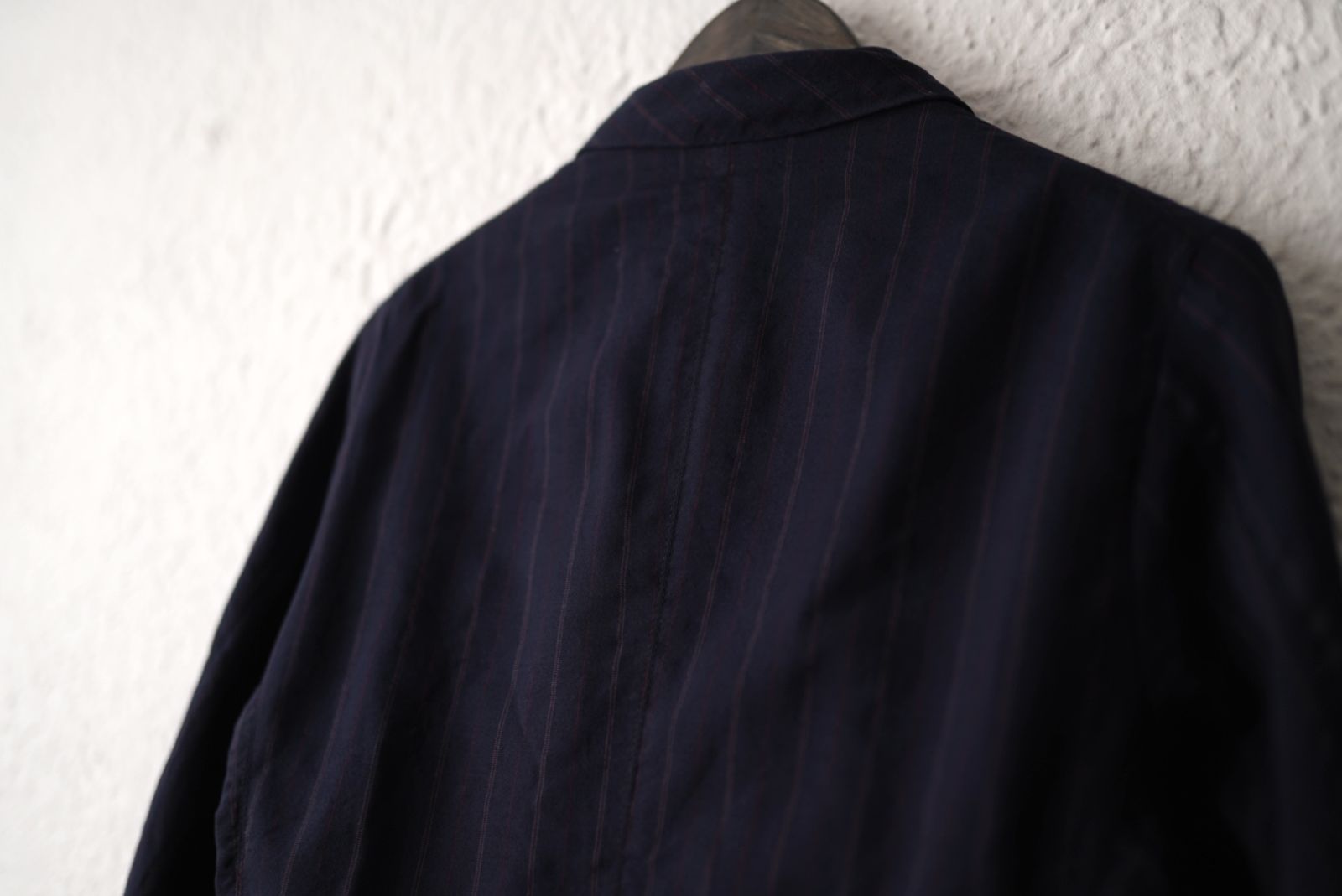 ウールストライプブレザージャケット / Paul Harnden(ポールハーデン