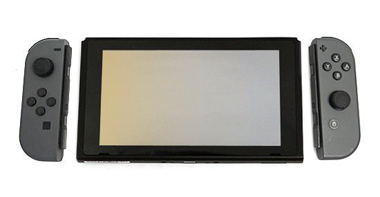 bn:4] 任天堂 Nintendo Switch グレー 液晶画面いたみ 元箱あり