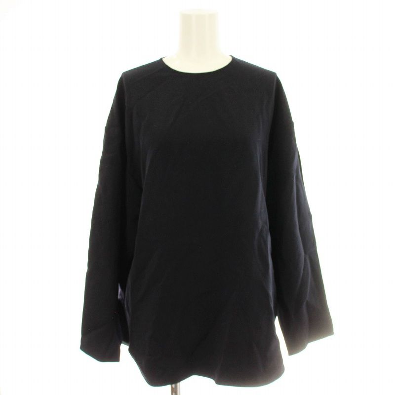 ヨリ yori ダブルクロスtee YR21-23029SP カットソー 長袖 プルオーバー F ネイビー 紺 | G