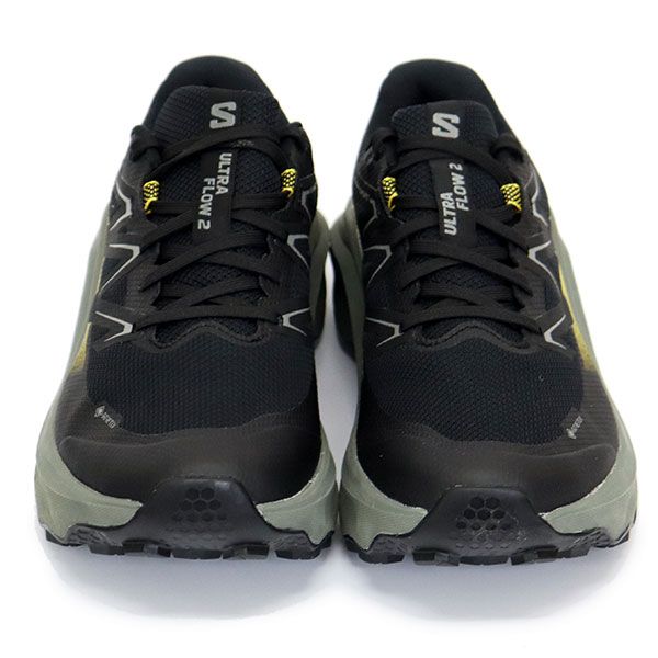 Salomon サロモン ULTRA FLOW 2 GORE-TEX 男性用トレイルランニングシューズ Black Sedona Sage Incaberry SL 084 25.5 cm
