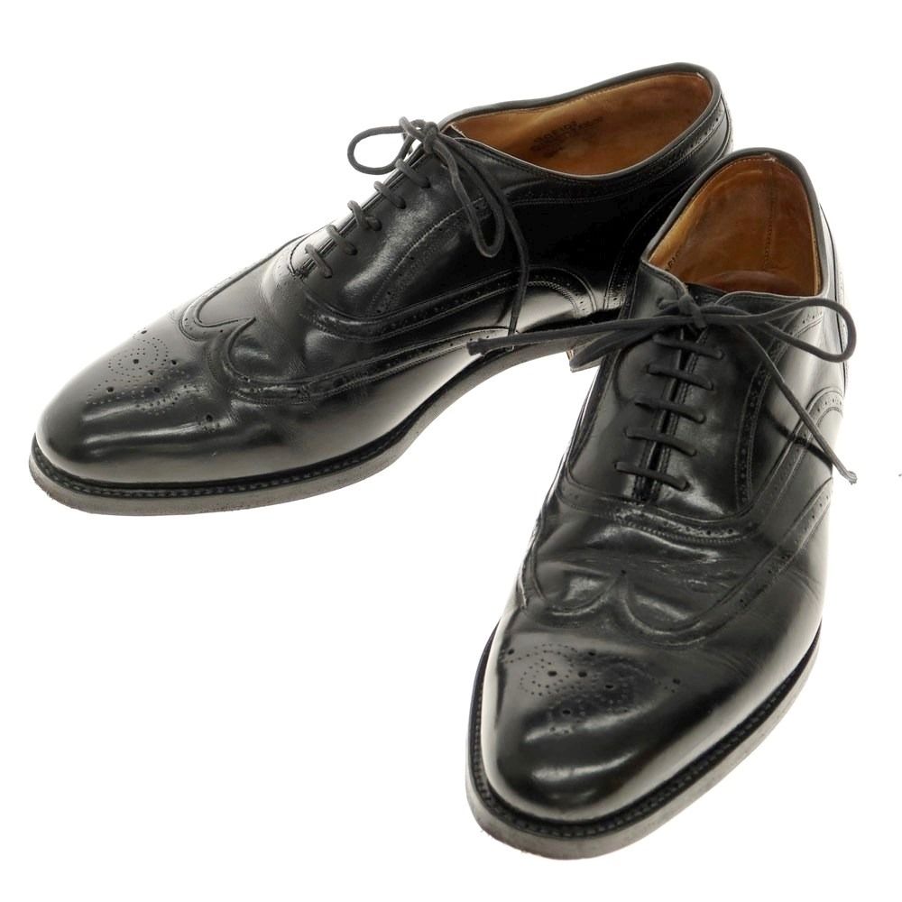 【中古】チャーチ CHURCH'S GUNTHORPE ウイングチップ ドレスシューズ ブラック【サイズ90F】【メンズ】