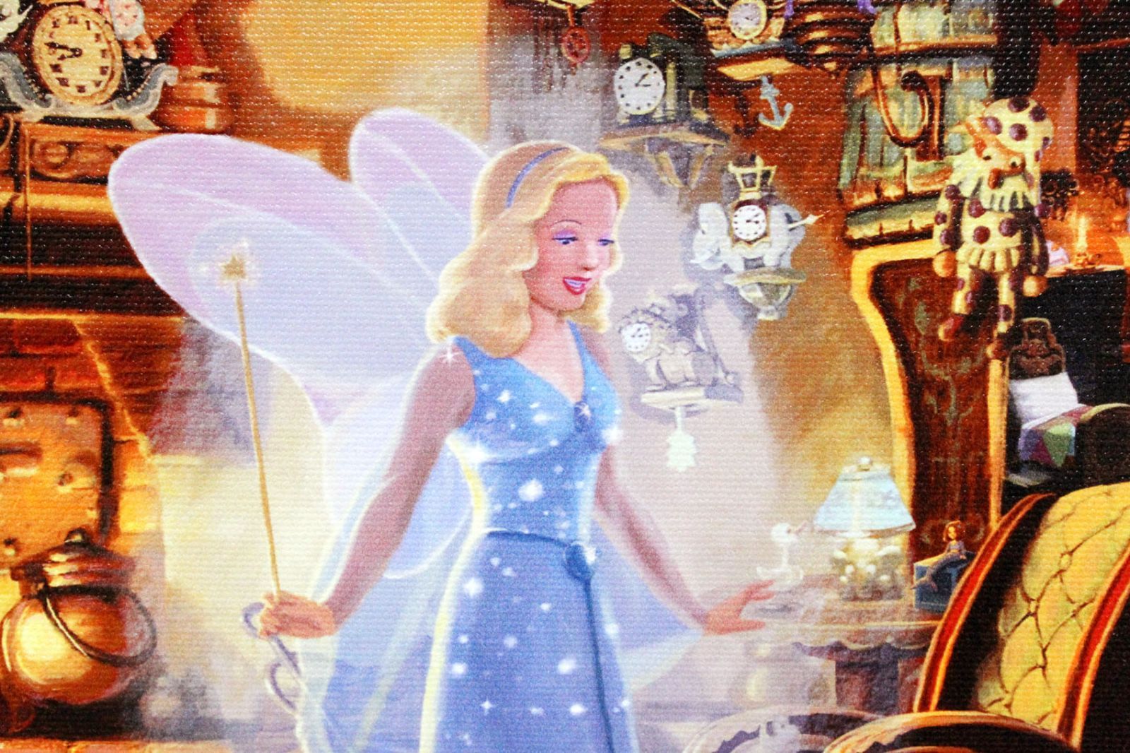 ディズニー/トーマス キンケード「ピノキオ/ゼペットのピノキオ」展示