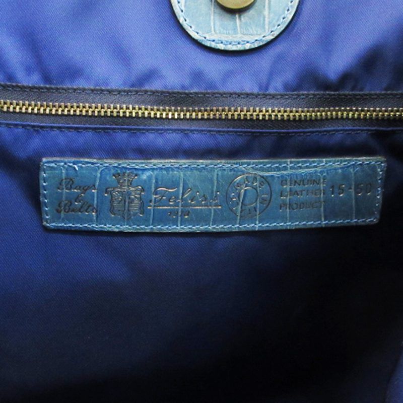 フェリージ　トートバッグ　クロコ型押しレザー　ブルー 楽天市場】Felisi フェリージ トートバッグ 15/20-SA メンズ