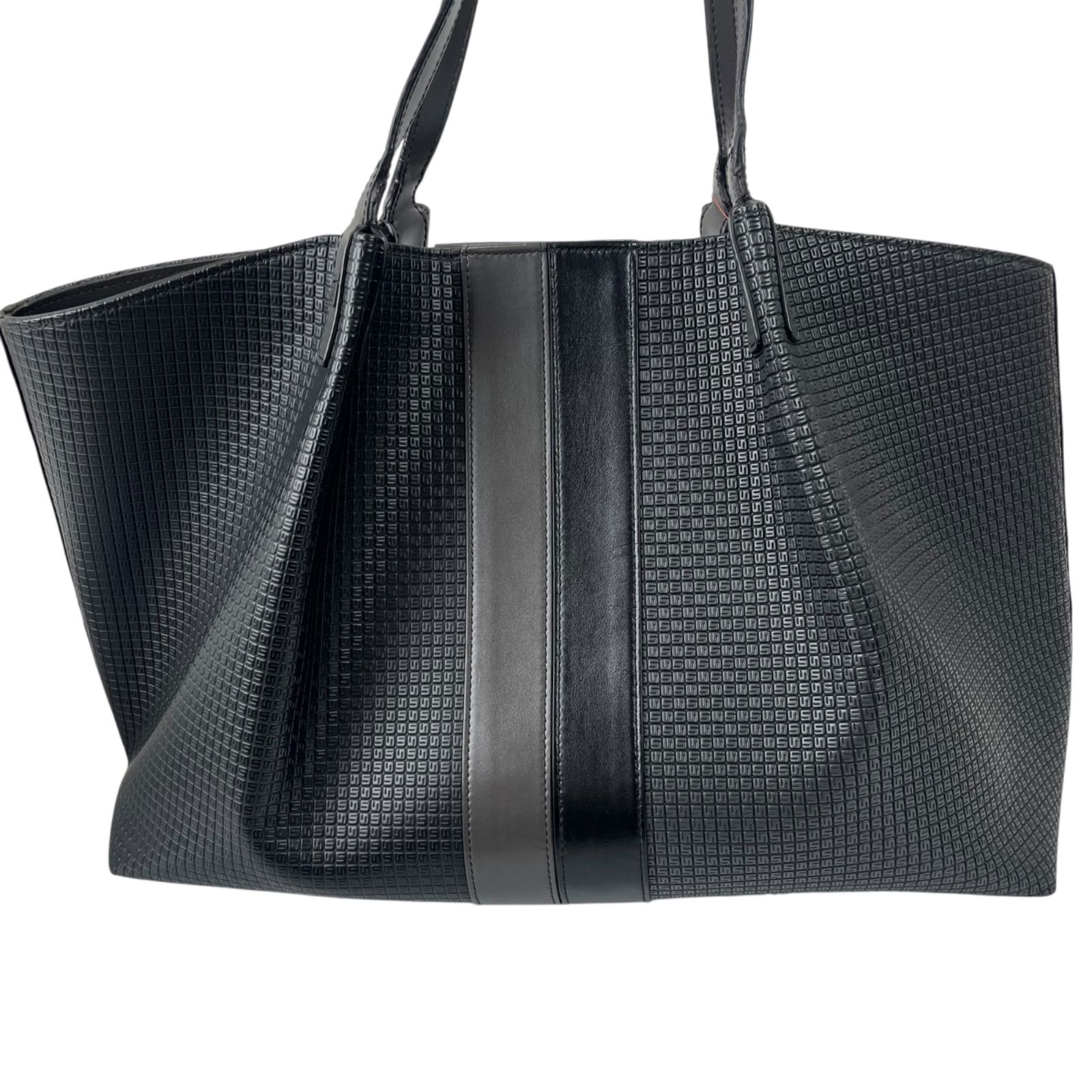 本日中お値下げ⭐️即日発送 Serapian トートバッグ黒新品メンズレディース STEPAN製ブラックメンズトートバッグ