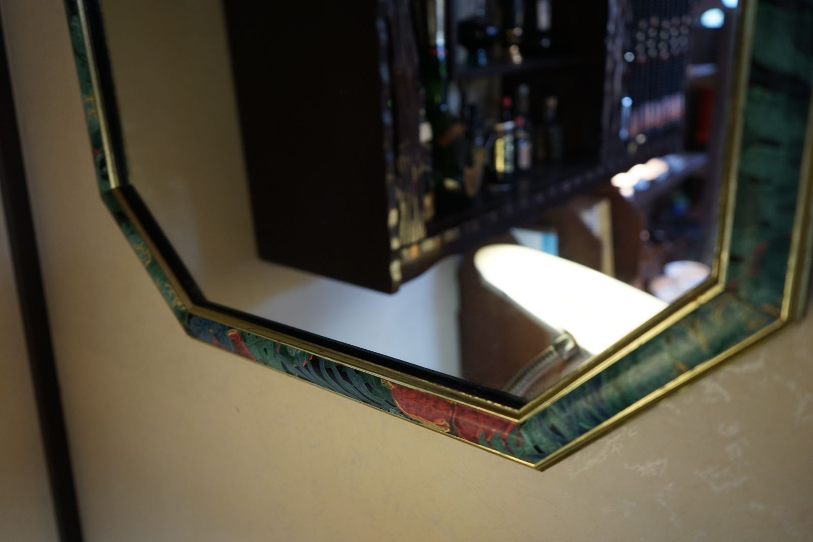 鏡 ウォールミラー 壁掛け鏡 イタリア アンティーク調 インテリア レトロ 昭和レトロ アンティーク ヴィンテージ NEXPOTALLINN_EU