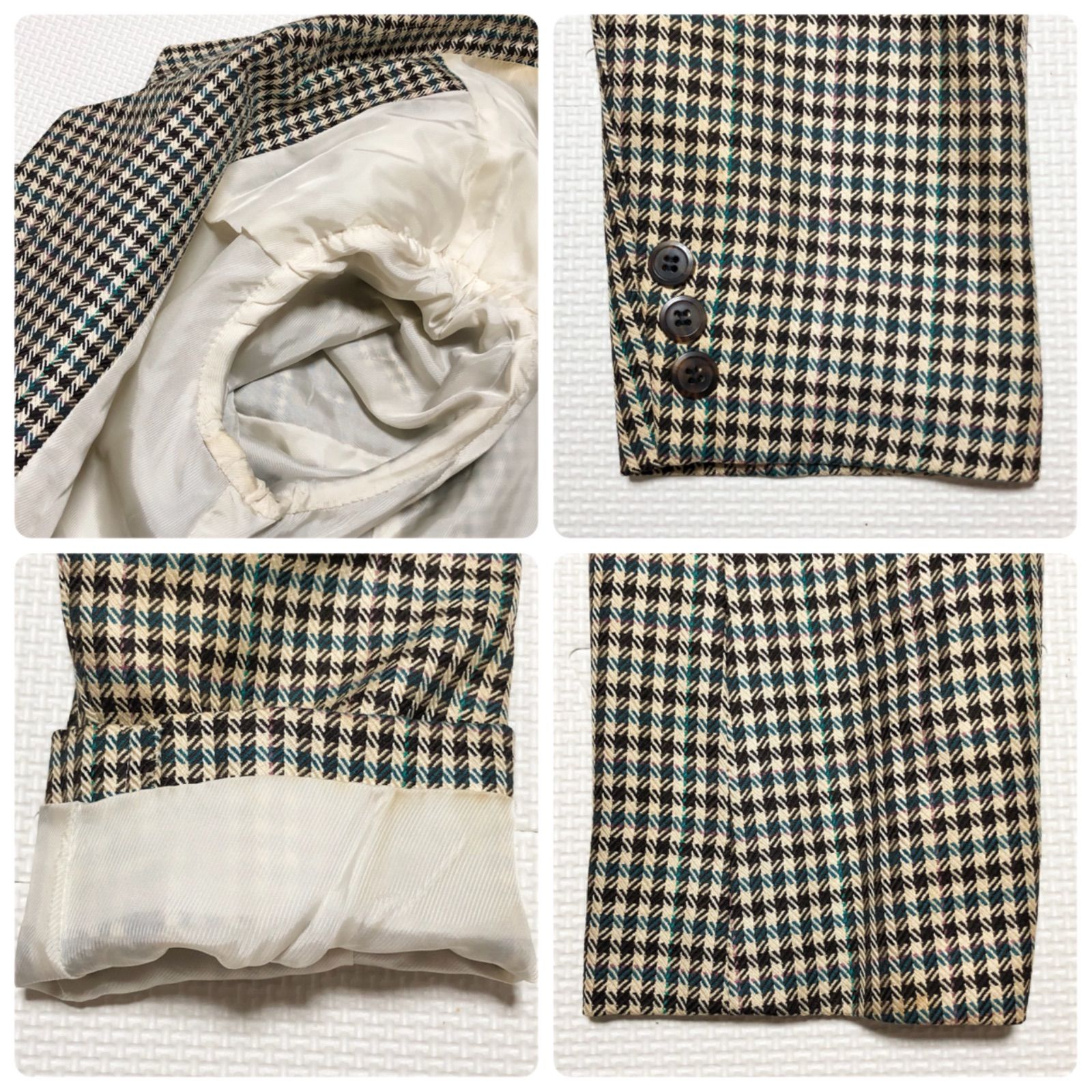 レディース □シルク混ウール□Burberrys バーバリー ダブルスーツ 